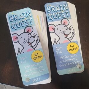 Brain Quest Deck for Ages 3-4